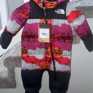 north face baby nuptse one piece size 6-12mo